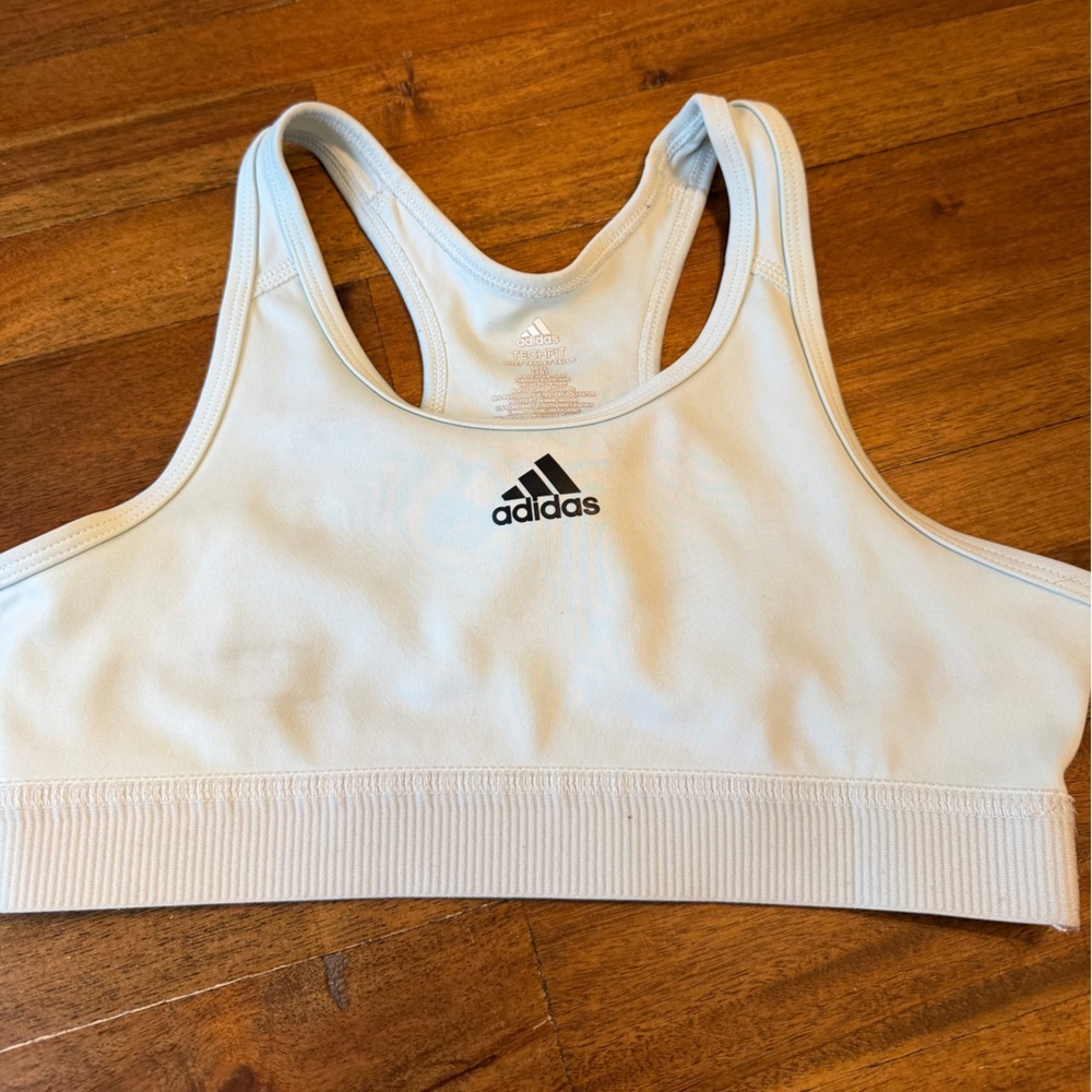 Adidas Techfit light blue Sports bra